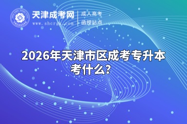 2026年天津市区成考专升本考什么? 2026年天津市区成考专升本考什么?